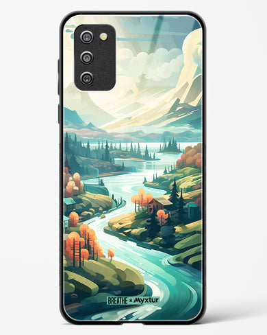 Alpine Mountain Charm [BREATHE] Glass Case Phone Cover (Samsung)
