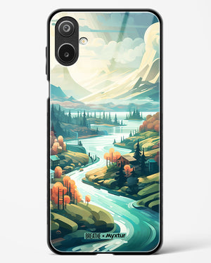 Alpine Mountain Charm [BREATHE] Glass Case Phone Cover (Samsung)