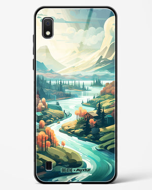Alpine Mountain Charm [BREATHE] Glass Case Phone Cover (Samsung)