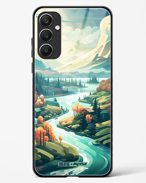 Alpine Mountain Charm [BREATHE] Glass Case Phone Cover (Samsung)