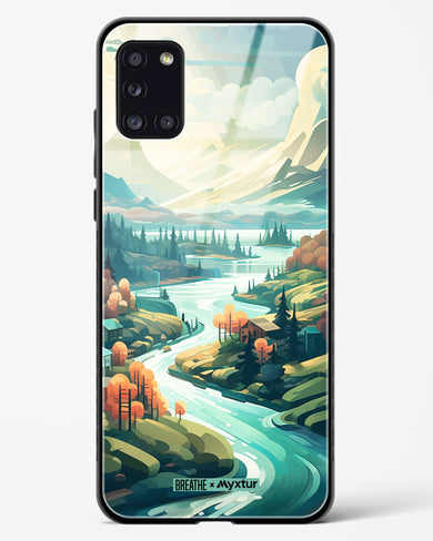 Alpine Mountain Charm [BREATHE] Glass Case Phone Cover (Samsung)