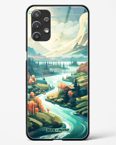 Alpine Mountain Charm [BREATHE] Glass Case Phone Cover (Samsung)