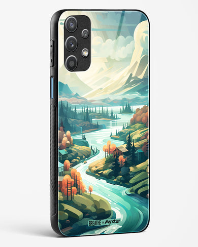 Alpine Mountain Charm [BREATHE] Glass Case Phone Cover (Samsung)