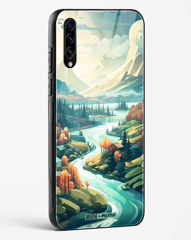 Alpine Mountain Charm [BREATHE] Glass Case Phone Cover (Samsung)