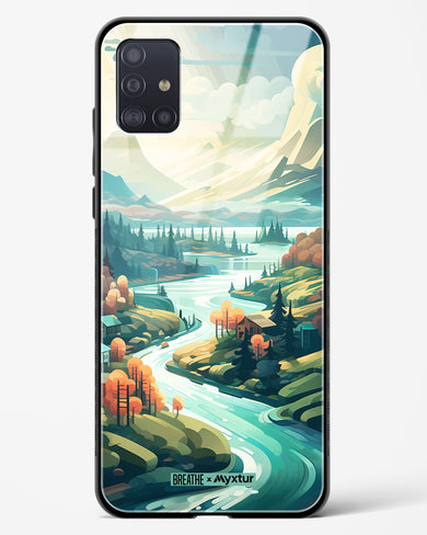 Alpine Mountain Charm [BREATHE] Glass Case Phone Cover (Samsung)