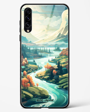 Alpine Mountain Charm [BREATHE] Glass Case Phone Cover-(Samsung)