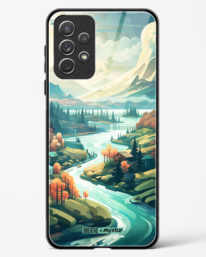Alpine Mountain Charm [BREATHE] Glass Case Phone Cover (Samsung)