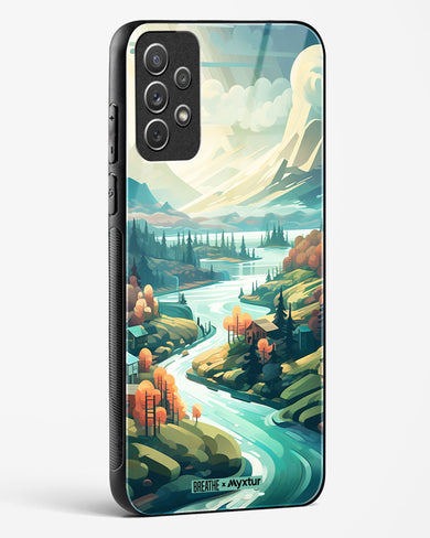 Alpine Mountain Charm [BREATHE] Glass Case Phone Cover (Samsung)