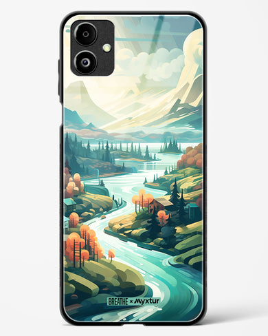 Alpine Mountain Charm [BREATHE] Glass Case Phone Cover-(Samsung)