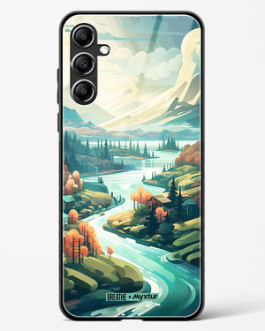 Alpine Mountain Charm [BREATHE] Glass Case Phone Cover (Samsung)