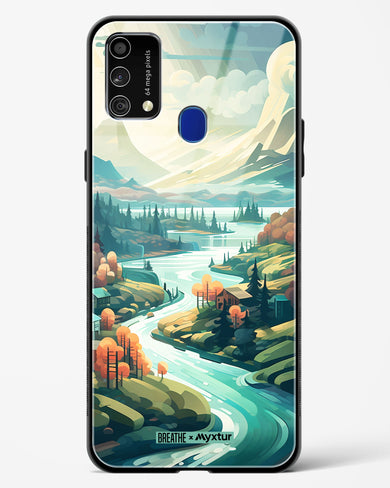 Alpine Mountain Charm [BREATHE] Glass Case Phone Cover (Samsung)