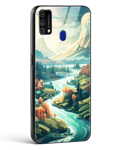 Alpine Mountain Charm [BREATHE] Glass Case Phone Cover (Samsung)
