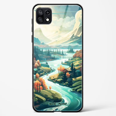 Alpine Mountain Charm [BREATHE] Glass Case Phone Cover (Samsung)
