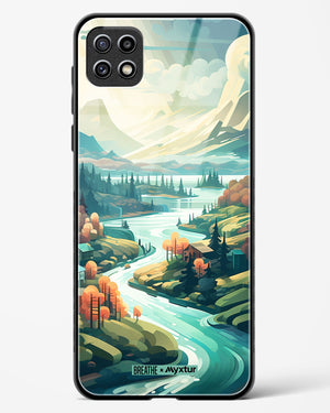 Alpine Mountain Charm [BREATHE] Glass Case Phone Cover (Samsung)