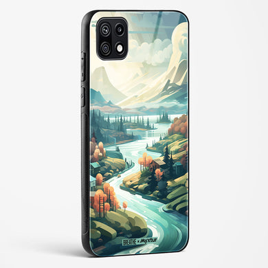 Alpine Mountain Charm [BREATHE] Glass Case Phone Cover (Samsung)