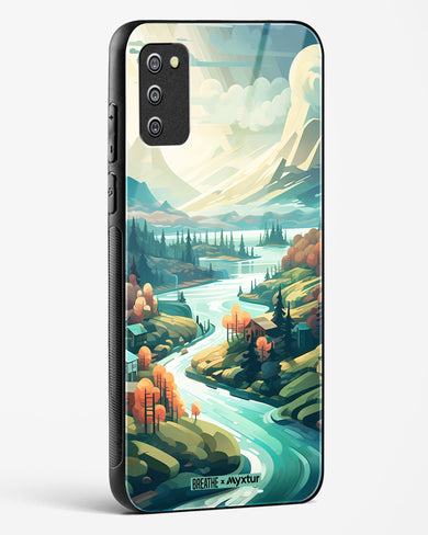 Alpine Mountain Charm [BREATHE] Glass Case Phone Cover (Samsung)