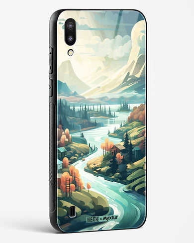 Alpine Mountain Charm [BREATHE] Glass Case Phone Cover (Samsung)