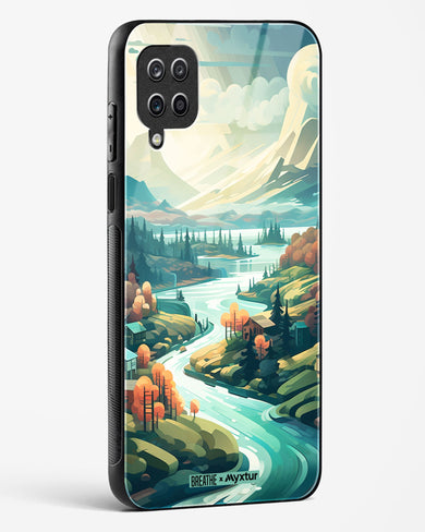 Alpine Mountain Charm [BREATHE] Glass Case Phone Cover (Samsung)