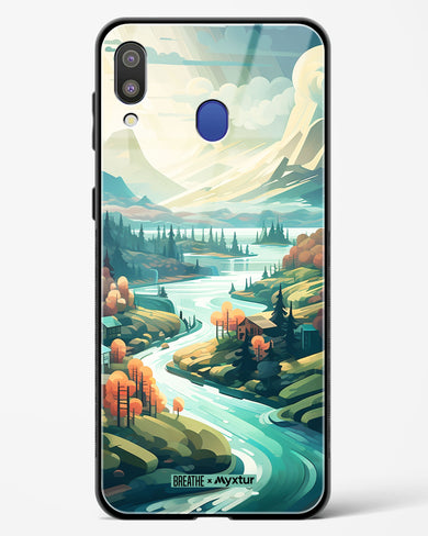 Alpine Mountain Charm [BREATHE] Glass Case Phone Cover (Samsung)