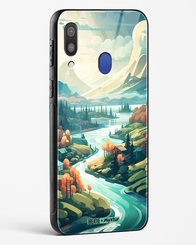 Alpine Mountain Charm [BREATHE] Glass Case Phone Cover (Samsung)
