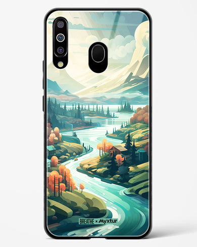 Alpine Mountain Charm [BREATHE] Glass Case Phone Cover (Samsung)