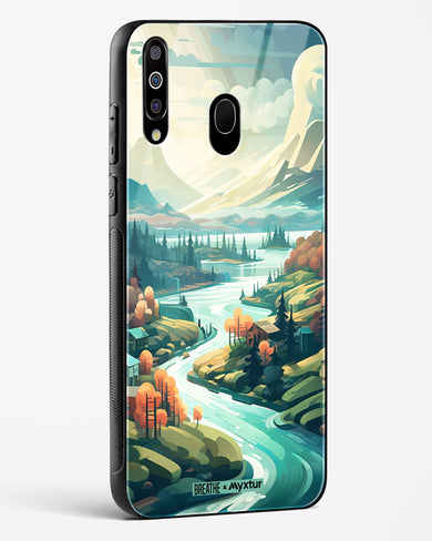 Alpine Mountain Charm [BREATHE] Glass Case Phone Cover (Samsung)
