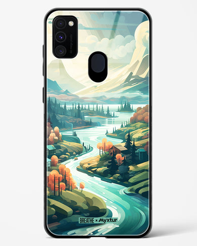 Alpine Mountain Charm [BREATHE] Glass Case Phone Cover (Samsung)