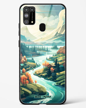 Alpine Mountain Charm [BREATHE] Glass Case Phone Cover (Samsung)