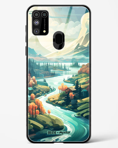 Alpine Mountain Charm [BREATHE] Glass Case Phone Cover (Samsung)