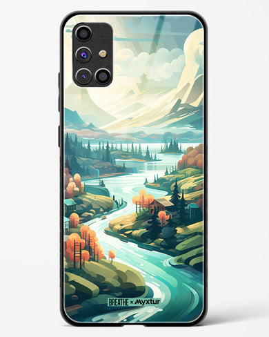 Alpine Mountain Charm [BREATHE] Glass Case Phone Cover (Samsung)