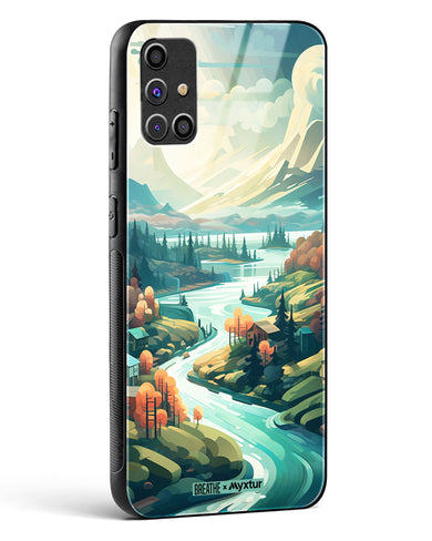 Alpine Mountain Charm [BREATHE] Glass Case Phone Cover (Samsung)
