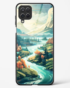 Alpine Mountain Charm [BREATHE] Glass Case Phone Cover (Samsung)
