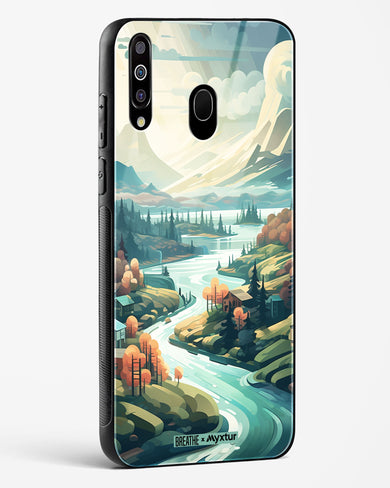 Alpine Mountain Charm [BREATHE] Glass Case Phone Cover (Samsung)