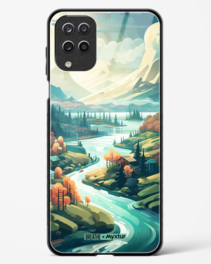 Alpine Mountain Charm [BREATHE] Glass Case Phone Cover (Samsung)