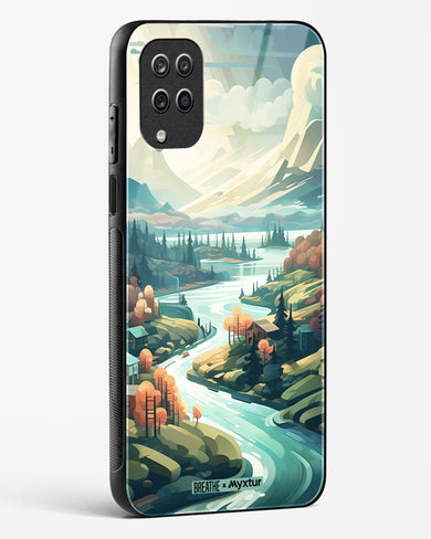 Alpine Mountain Charm [BREATHE] Glass Case Phone Cover (Samsung)