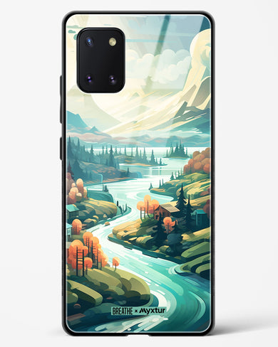 Alpine Mountain Charm [BREATHE] Glass Case Phone Cover (Samsung)