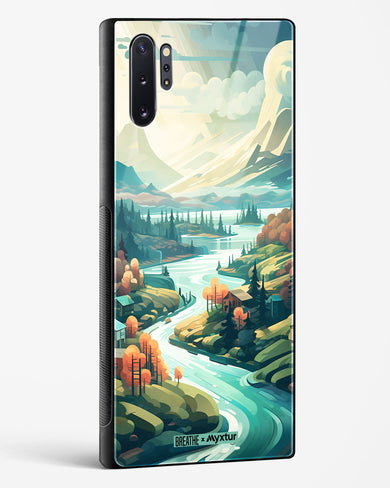 Alpine Mountain Charm [BREATHE] Glass Case Phone Cover (Samsung)