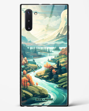 Alpine Mountain Charm [BREATHE] Glass Case Phone Cover (Samsung)
