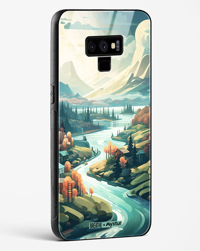 Alpine Mountain Charm [BREATHE] Glass Case Phone Cover (Samsung)