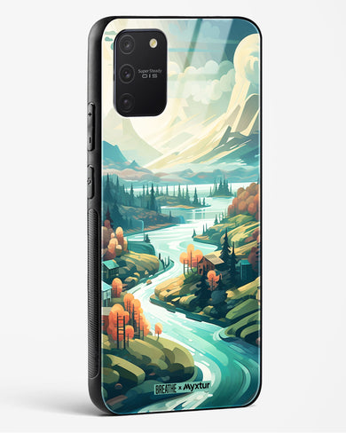 Alpine Mountain Charm [BREATHE] Glass Case Phone Cover-(Samsung)