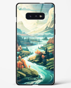 Alpine Mountain Charm [BREATHE] Glass Case Phone Cover-(Samsung)