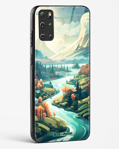 Alpine Mountain Charm [BREATHE] Glass Case Phone Cover (Samsung)