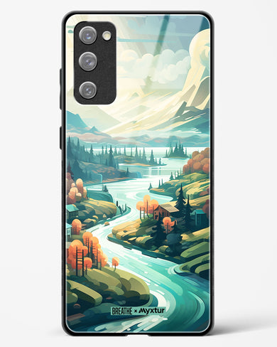 Alpine Mountain Charm [BREATHE] Glass Case Phone Cover (Samsung)