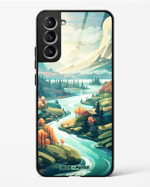 Alpine Mountain Charm [BREATHE] Glass Case Phone Cover (Samsung)