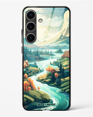 Alpine Mountain Charm [BREATHE] Glass Case Phone Cover (Samsung)