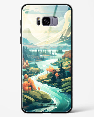 Alpine Mountain Charm [BREATHE] Glass Case Phone Cover (Samsung)
