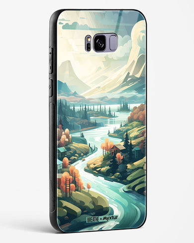 Alpine Mountain Charm [BREATHE] Glass Case Phone Cover (Samsung)