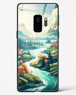 Alpine Mountain Charm [BREATHE] Glass Case Phone Cover (Samsung)
