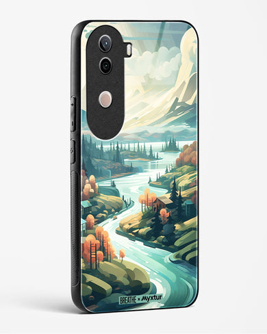Alpine Mountain Charm [BREATHE] Glass Case Phone Cover (Vivo)