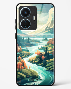 Alpine Mountain Charm [BREATHE] Glass Case Phone Cover (Vivo)